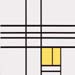 mondrian gelb 30